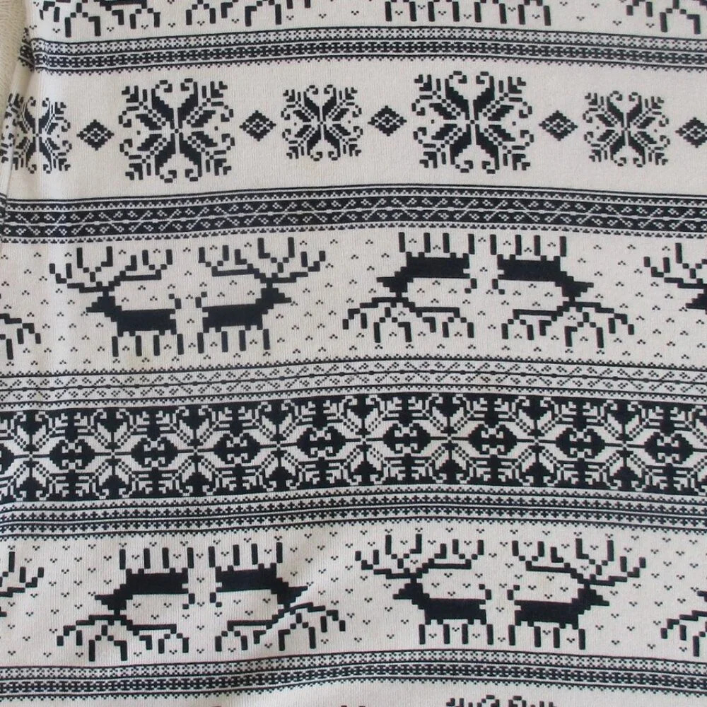 🌸SOLD🌸 LUCKY BRAND Pajama Top Size XL White Print Sleepshirt - Picture 5 of 6